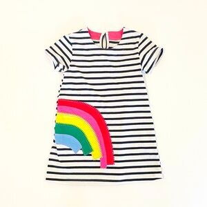 Girl’s 3T striped rainbow dress